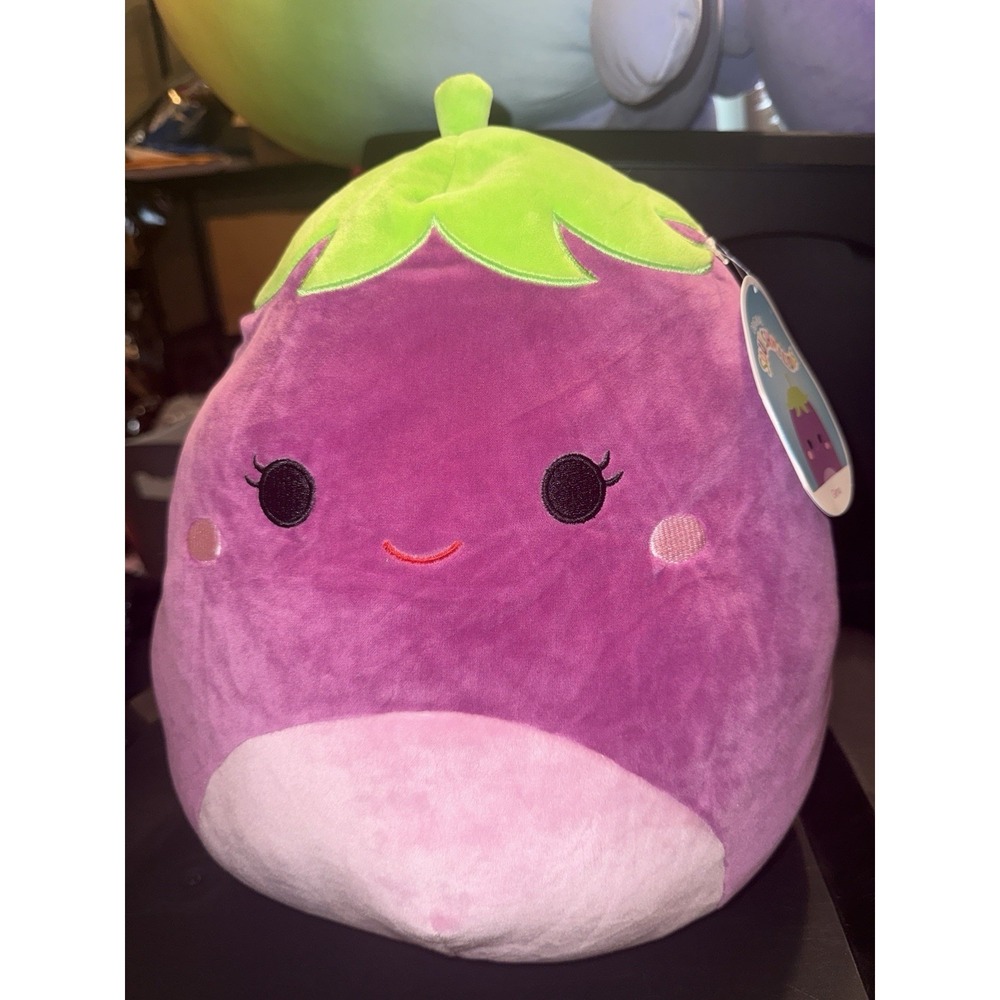 NWT Squishmallows 12" Glena Eggplant KellyToy